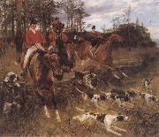 Hans Schmidt The Morning Hunt China oil painting reproduction